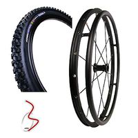 AWS FATSO 12 Spoke All-Terrain Off-Road Wheelchair Wheels (24"x 2.1") (Pair)