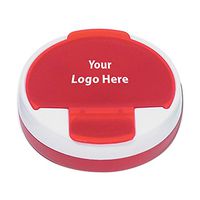 Round Pill Holder - 250 Quantity - $0.75 Each - Promotional Product/Bulk/Branded with Your Logo/Customized