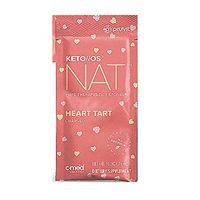 Pruvit Keto//OS NAT CHARGED, BHB Salts Ketogenic Supplement - Beta Hydroxybutyrates Exogenous Ketones for Fat Loss, Workout Energy Boost Through Fast Ketosis. 20 Sachets (Heart Tart)