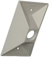 Bell Outdoor 5186-6 White Single Outlet Weatherproof Rectangular Lampholder Cove