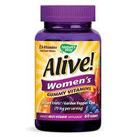 Nature's Way Alive! Women's Complete Multi Vitamin Gummy, 75 mg per serving, 60 Count