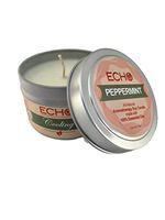 Echo Natural Soy Wax Essential Oil Peppermint Aromatherapy Candle Travel Tin 4 oz