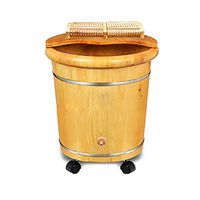 Foot Tub for Soaking Feet,Foot Bath Tub,Thicken Wooden Tub,Foot Spa Wooden Tub,Solid Wood Foot Washing Barrel,Foot Massage Foot Bucket,with Lid