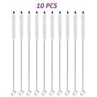 10 Pcs Cleaning Rod Accessory Stainless Pipes Cleaners Tool Brush Kits Fit for Pax 2 Pax 3