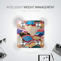 Bluetooth Scale Cartoon Mushroom Mountain Forest Scale Body Fat Composition Monitor Analyzer with Smartphone App for Body Management-396 Lbs