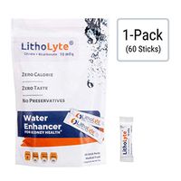 Kidney Health | Water Enhancer | LithoLyte® 10 mEq, Developed by Urologists, 1-Pack (60 Sticks)