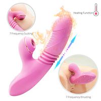 3 in 1 Hands Free Silicone Pleasure Toy Heating Clitòrial Stimulàtion Toys Clitòrial Stimulàtion Sùcking Pleasure Toy for Couples Waterproof Vibràntor Bùllet for Woman with Remote Stimulàtor Tshirt