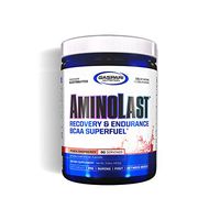 Gaspari Nutrition Amino Last, Muscle Recovery & Endurance Powder, BCAA, Peach Raspberry, 30 Serving