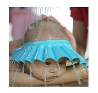 Jackie 3 Pcs Safe Shampoo Shower Bathing Protect Soft Cap Hat for Baby Children Kids