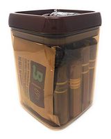 Easy Open Acrylic Jar Humidor w/UV Protection for Short Nub Style Cigars up to 5" with Boveda 69% Humidity System Holds up to 20 Cigars