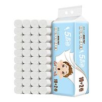 wenyujh 12 Roll/Lift Toilet Paper Rolls Ultra-Soft Paper Towels Household Wood Roll Paper Toilet Paper Bulk