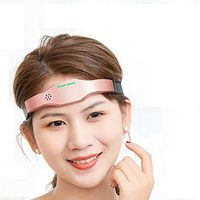 Head Massager, Sleep Instrument, Portable Electric USB Head Massager Rechargeable Forehead Brain Relaxation Health for Headache and Stress Relief Equipment (Rose Gold)