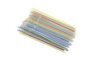 Good Cook 24992 735343276248 Straws, Flexible 50ct, Small, Multicolor