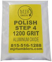 MJR Tumblers .5 LB Super Polish 1200 Aluminum Oxide Rock Refill Grit Abrasive Media Final Step USA