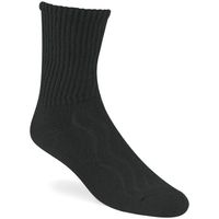 Propet Comfort Pro Crew Diabetic All Day Comfort Sock, Tan, Medium, 6 Count