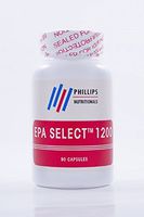 EPA Select 1200 High Potency Pharmaceutical Grade Omega Three Fish Oil Capsules 90