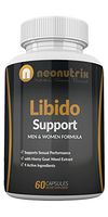 Libido Booster for Men & Women with Horny Goat Weed & Maca Root - Sexual Enhancement Pills - All Natural Supplements with 9 Active Ingredients - 60 Capsules - Made in USA - by Neonutrix