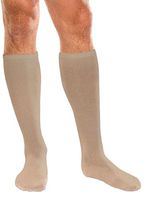 Therafirm Core-Spun 20-30mmHg Moderate Graduated Compression Support Knee High Socks (Khaki, XXL)