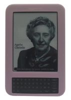 iShoppingdeals - Pink Amazon Kindle 3 E-Book Reader Silicone Rubber Skin Case Plus Amazon Kindle 3G screen Protector