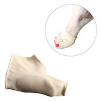 ROSENICE Adult Women Elastic Gel Lined Bunion Protector Bunion Sleeve Toe Spreader Corrector Pad
