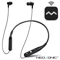 Neosonic Hearing Amplifier for Seniors and Adults, Neckband Rechargeable Pocket Talker Headphone Device with Wireless Microphone to Aid and Assist Conversation and TV Listening - NW10