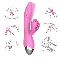 Stkuoo Automatic Warming and Vibration Massage | Female 2-in-1 Sucking and Licking Function G-C Point Stimulator USB Charging 100% Waterproof