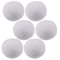 6pcs Natural Organic Wool Clothes Dryer Balls Laundry Fabric Softener Reusable Shorten Drying Time Soften and Fluff Fabric Reduce Static