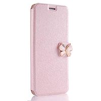 Leather Flip Case for Samsung Galaxy A8 Plus 2018 Wallet Cover with Viewing Stand and Card Slots Bussiness Phone Case [with Free Waterproof Case]