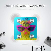 Cute Cartoon Cactus Digital Scale Bathroom Most Accurate Bathroom Scale Body Weight Scales Tracks 8 Key Compositions Analyzer Sync with Fitness Apps 400 Lbs