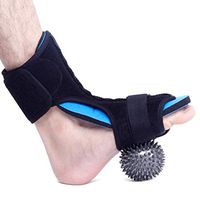 Plantar Fasciitis Night Splint for Effective Relief from Plantar Fasciitis Pain,Adjustable Elastic Strap Plantar Fasciitis Braces,Spiky Massage Ball,Arch Support Brace