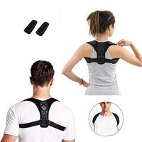 Posture Corrector for Men and Women Brace Back Shoulder Clavicle Support Neck Pain Relief (Free Size)