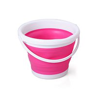 HOBULL Collapsible Plastic Bucket Foldable Round Tub - Portable Fishing Water Pail - Space Saving Outdoor Waterpot