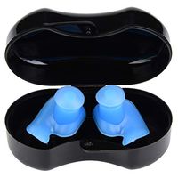 VGEBY1 Earplugs, 1 Pair Professional Silicone Waterproof Anti-Noise Earplugs for Sleeping, Working, Shooting, Travel-Grass Swimming Diving (#2)