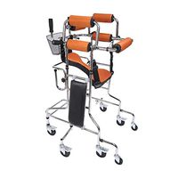 Elderly Rehabilitation Walker - Walking Auxiliary Equipment Powers Multi-Function Stand, Anti-Backward Rollover, Suitable for People Walking Inconvenient,B