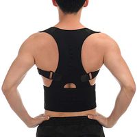 KIWI RATA Back Brace Posture Corrector Fully Adjustable Support Brace Improves Posture Lower Lumbar Support for Slouching & Hunching Thoracic Kyphosis Lower Upper Back Neck Pain