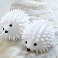 Liyes 2Pcs Hedgehog Drying Washing Machine Laundry Ball Anti winding Clean Tool supplies Drying Fabric Softener Alternative for Laundry, Clothes, Fabrics - Home Organization (2pcs)