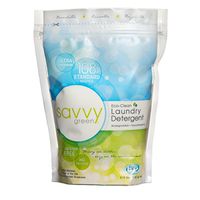 Savvy Green 108 Standard Wash Eco Clean Laundry Detergent Powder, 6 Pack, White, 16.38, Fragrance Free, 2.73 Lbs