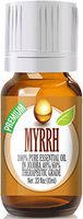 Myrrh Essential Oil - 100% Pure in Jojoba (40%/60% Ratio) Best Therapeutic Grade - 10ml