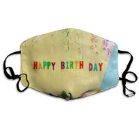 Face Mask Happy Birthday Day Bright Hat Hot Cycling Half Face Earloop Mouth Mask for Men