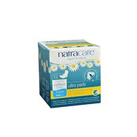 2 Pack of Natracare Natural Ultra Pads Organic Cotton Cover - Super - 12 Pack -