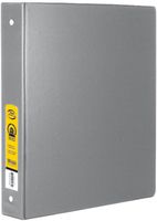 Bazic 1.5"" Bulk Grey 3-Ring Binder with 2-Pockets Case Pack 12 Computer, Electronics