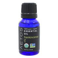 Aetos Organic Frankincense Oil, USDA Certified Organic Essential Oils, Non GMO, 100% Pure, Natural, Therapeutic Grade Essential Oil,Best Aromatherapy Scented-Oils for Home, Office, Personal Use - 3 Oz