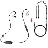 Shure SE215-CL-BT1 Wireless Bluetooth Sound Isolating Earphones (Clear) with RMCE Remote/Mic Cable