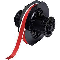 Brady B30C-500-595-RD, 142026 B30 0.5" x 100' Red Indoor/Outdoor Vinyl Label, 3 Rolls