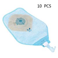 QWERT Co. Wang One-Piece System Ostomy Colostomy Supplies Pouch for Ileostomy Stoma Care 10PCS