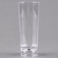 Fineline Tiny Temptations 6413-CL 2 oz. Tiny Barware Clear Cordial Plastic Shot Glass - 200/Case