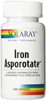 Solaray Iron Asporotate Capsules, 18mg, 100 Count