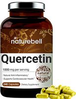 NatureBell Quercetin 1000mg Per Serving, 240 Capsules, Powerfully Supports Cardiovascular Health, Immune System and Bioflavonoids for Cellular Function, No GMOs and Made in USA.
