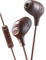JVC Memory Foam Earbud Marshmallow Memory Foam Earbud with Mic Chocolate (HAFX38MT)