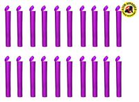 EZtube 20-Pack Squeeze Top Joint Blunt Cigarette Doob Tube Holder Waterproof Airtight Smell Proof Odor Sealing Container (Purple, Large)
